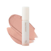 Heart Percent Dote On Mood lip base application close-up for flawless base