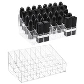 Hedume 40-slot lipstick organizer display shows lipsticks at a glance for quick selection