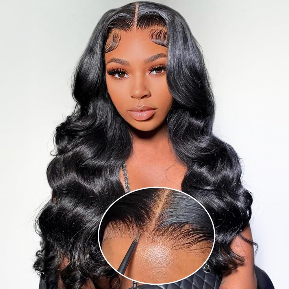 Hedy Wear and Go wig lace-front close-up for natural hairline and daily styling