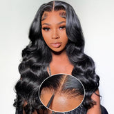 Hedy Wear and Go wig lace-front close-up for natural hairline and daily styling