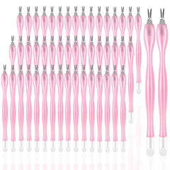 heemeei 50pcs cuticle trimmer set pink packaging, portable grooming kit.