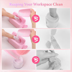 heemeei nail dust brush handy tool for quick cleanup after DIY nails.