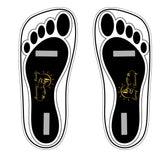 HeeStar feet pads packaging shows 200 pairs for salon kits and hygienic use.