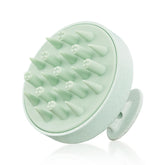 HEETA hair scalp massager showcases eco-friendly wheat straw material for gentle cleansing