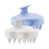 HEETA scalp massager duo pack blue and beige supports relaxing scalp massage and easier cleansing.