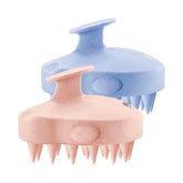 HEETA scalp massager pink-blue pack for shared gentle cleansing.