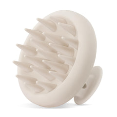 HEETA scalp massager with soft bristles provides a gentle scalp massage during shampoo