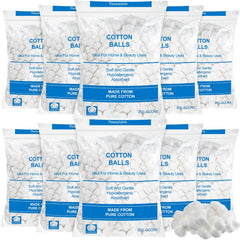 Heigble 2000-pcs soft cotton balls bulk-pack for makeup removal and skincare.