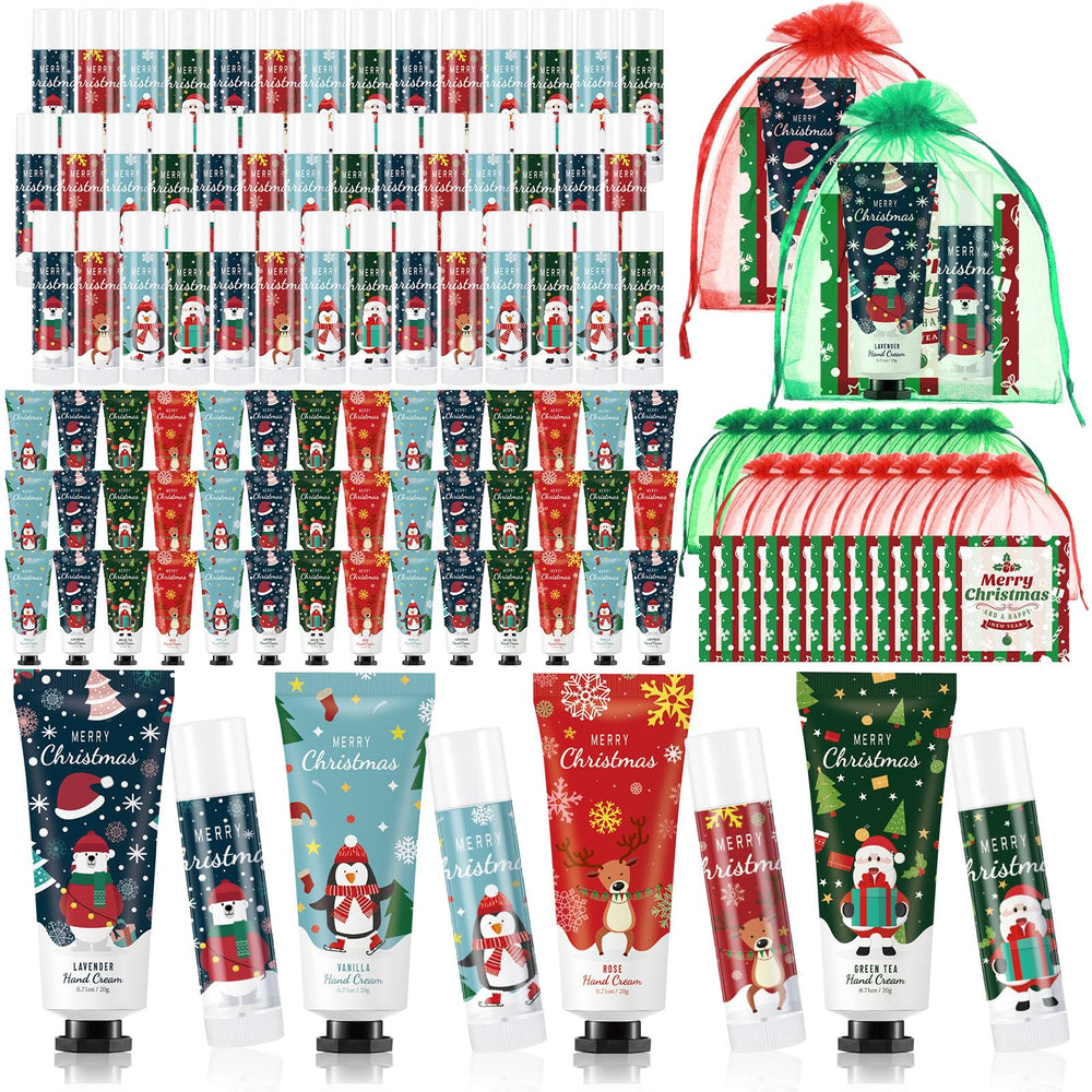 Heigble 60-piece Christmas hand cream gift set for on-the-go hydration.
