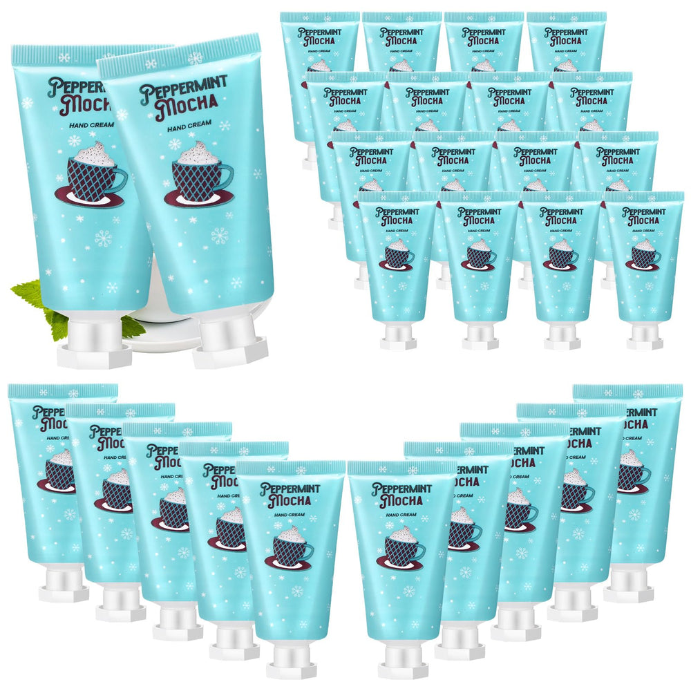 Heigble peppermint mocha hand cream tubes bundled for on-the-go moisture.