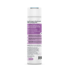 Hello Bello conditioner being massaged into wet hair to reduce tangles.