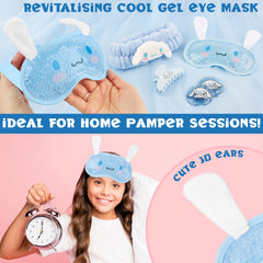 Hello Kitty Cinnamoroll glitter gel pads for soothing, cooling pampering.