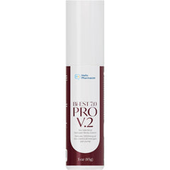 HelloPharmacist Bi-estro 7.0V2 Pro bottle showing silky hydration for skin.