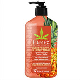 Hempz Biotin Conditioner bottle front view highlights hydrating formula for color-treated hair