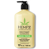 HEMPZ body lotion bottle with Sweet Pineapple & Honey Melon for daily hydration.