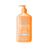 Hempz Citrus Blossom lotion bottle for easy daily moisturization and hydrated skin.