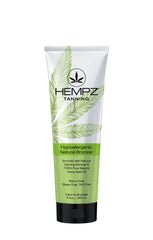 HEMPZ hypoallergenic natural bronzer bottle for hydrating self-tanning on sensitive skin