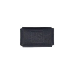 Henson Shaving Razor Leather Head Cover open view shows easy access and protection between shaves.