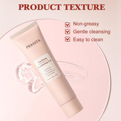 Hepanio gel on fingertip demonstrates gentle facial application for daily use.