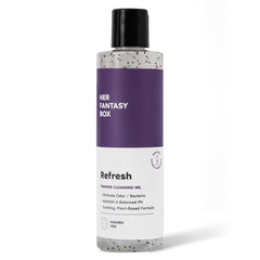 Her Fantasy Box Refresh bottle front for gentle feminine cleansing
