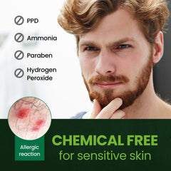 Herb Speedy dye-application-brush for precise, mess-free beard coloring.