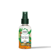Herbal Essences Bio Renew Argan Oil Aloe mist bottle highlights lightweight repair for damaged hair.