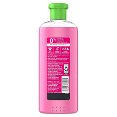 Herbal Essences Color Me Happy conditioner on hair shows shine and color protection