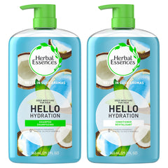 Herbal Essences Hello Hydration Shampoo bottle delivers deep moisture for daily hydration.