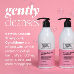 Herbalosophy Damaged Hair Repair closeup illustrates reduced breakage during styling.