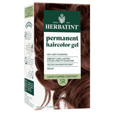 Herbatint 5R Light Copper Chestnut bottle swatch for natural-looking color and warmth.