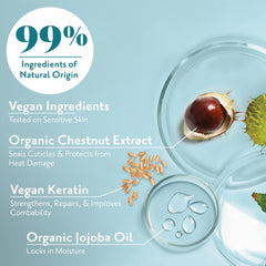 Herbatint Hydrate Conditioner hair appears silky and soft after use.