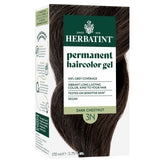 Herbatint 3N dark chestnut packaging and bottle highlighting eco-friendly design for home use