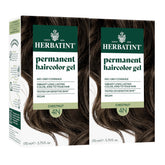 Herbatint 4N Chestnut bottle highlights ammonia-free formula for even gray coverage.