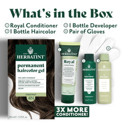 Herbatint vegan gluten-free non-GMO ingredients highlight a health-conscious, cruelty-free option.