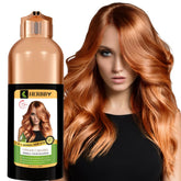 HERBBY ginger caramel color shampoo bottle front for gray coverage