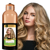 HERBBY hair color shampoo gray coverage delivers natural-looking color with shine