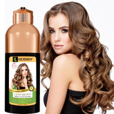 HERBBY light brown color shampoo bottle offers quick at-home color application.