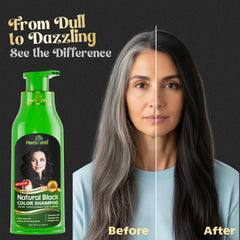 Herbishh Hair Color Shampoo argan oil moisture lock during coloring.