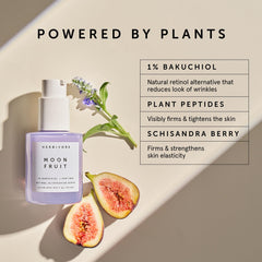 HERBIVORE Bakuchiol 1% drops detail highlighting gentle retinol alternative benefits