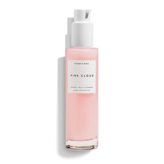 HERBIVORE Pink Cloud cleanser bottle for makeup removal and hydration