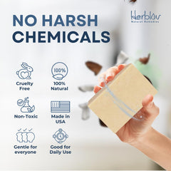 Herblov handmade USA seal indicates crafted in the USA with natural ingredients.