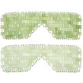 Hercicy jade eye mask white close-up texture for cooling relief