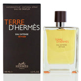 Hermès Terre d'Hermès Eau Intense Vetiver bottle front view for daily wear.