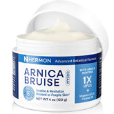 Hermon Arnica Bruise Cream bottle close-up for easy daily care and skin support.