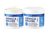 Hermon Arnica Bruise Cream bottle close-up for on-the-go skin support.