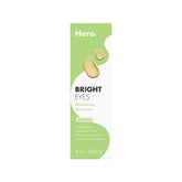 Hero Cosmetics Bright Eyes eye cream bottle with luminous glow for brighter under-eye areas.