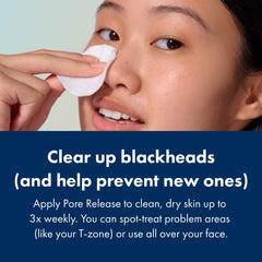 Hero Cosmetics Pore Release bottle close-up shows pour-ready design for easy use.