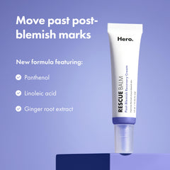 HERO COSMETICS Rescue Balm Original cream swirl demonstrates smooth texture.