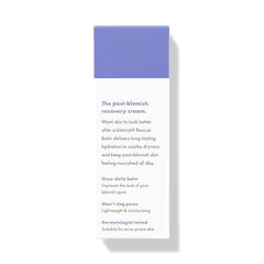 HERO COSMETICS Rescue Balm Original label closeup highlighting silicone-free formula.