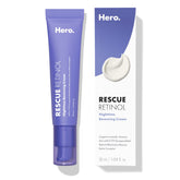 Hero Cosmetics Rescue Retinol Nighttime Cream bottle for a gentle nightly routine